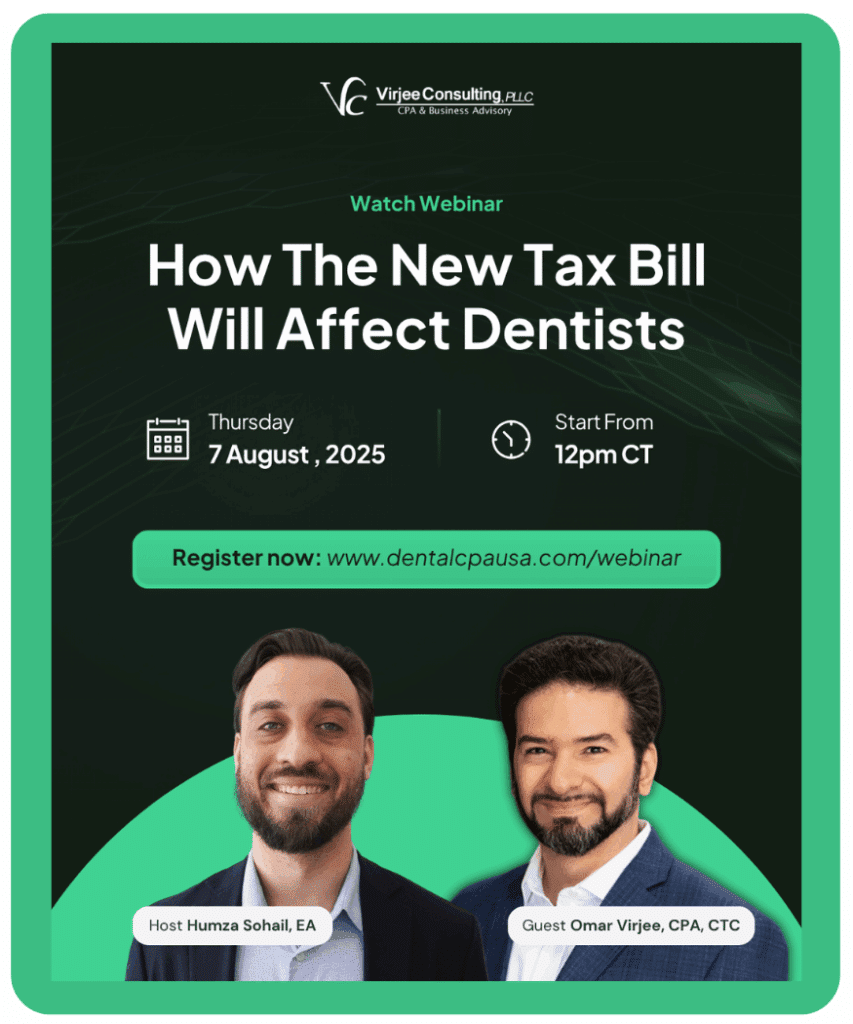 Tax Bill Webinar For Dentists