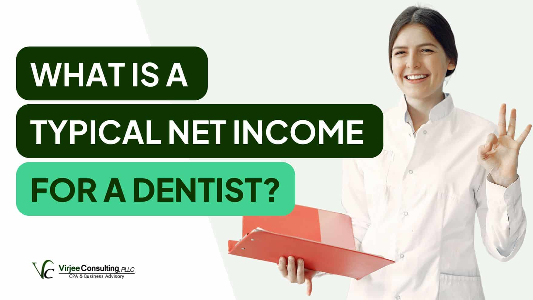 typical net income for a dentist