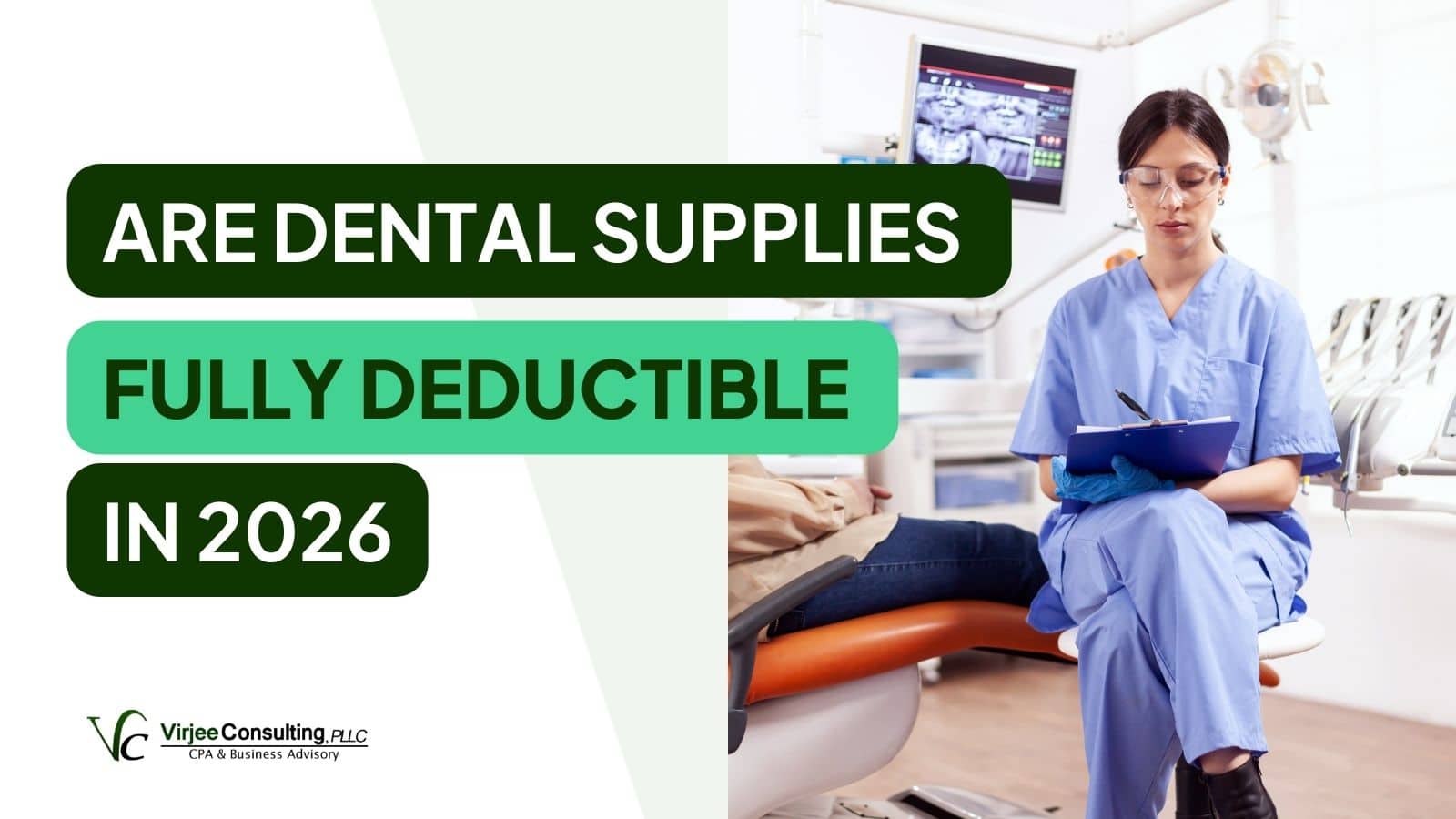 Dental Supplies Fully Deductible