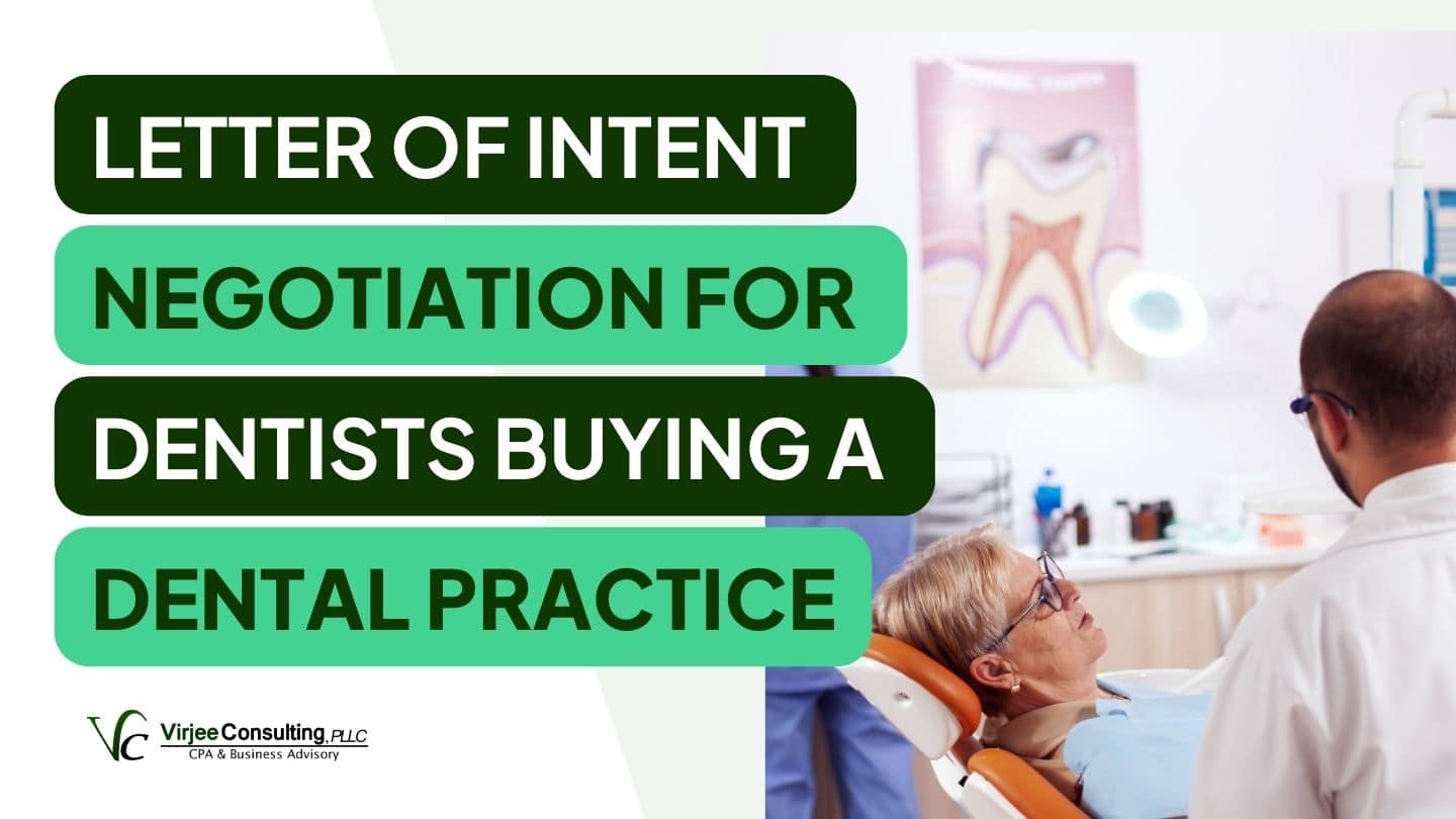 Letter of Intent for dental practice
